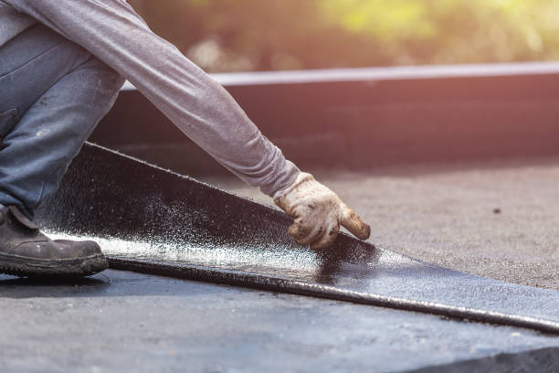 Professional Vapor Barrier Installation technician working in Barnegat Light, NJ